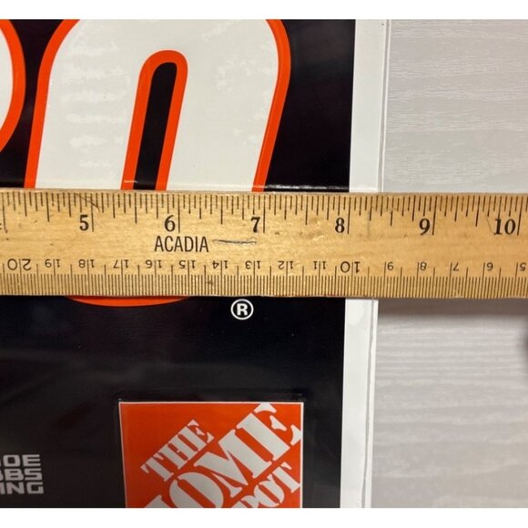 Tony Stewart #20 Home Depot NASCAR Joe Gibbs Racing Metal Sign 8.5x11" Sealed - Picture 5 of 6